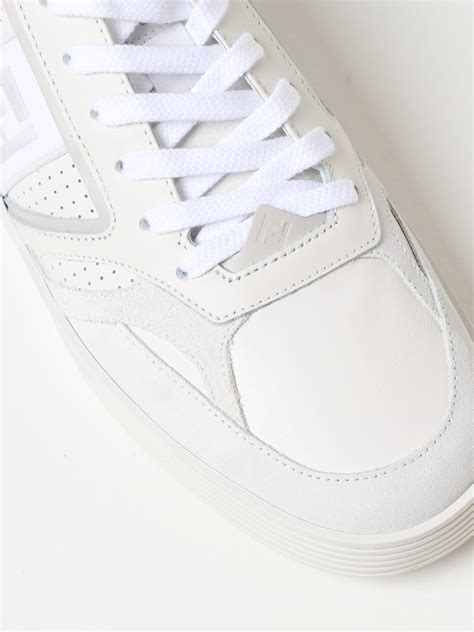 fendi white sneakers|fendi monogram sneakers.